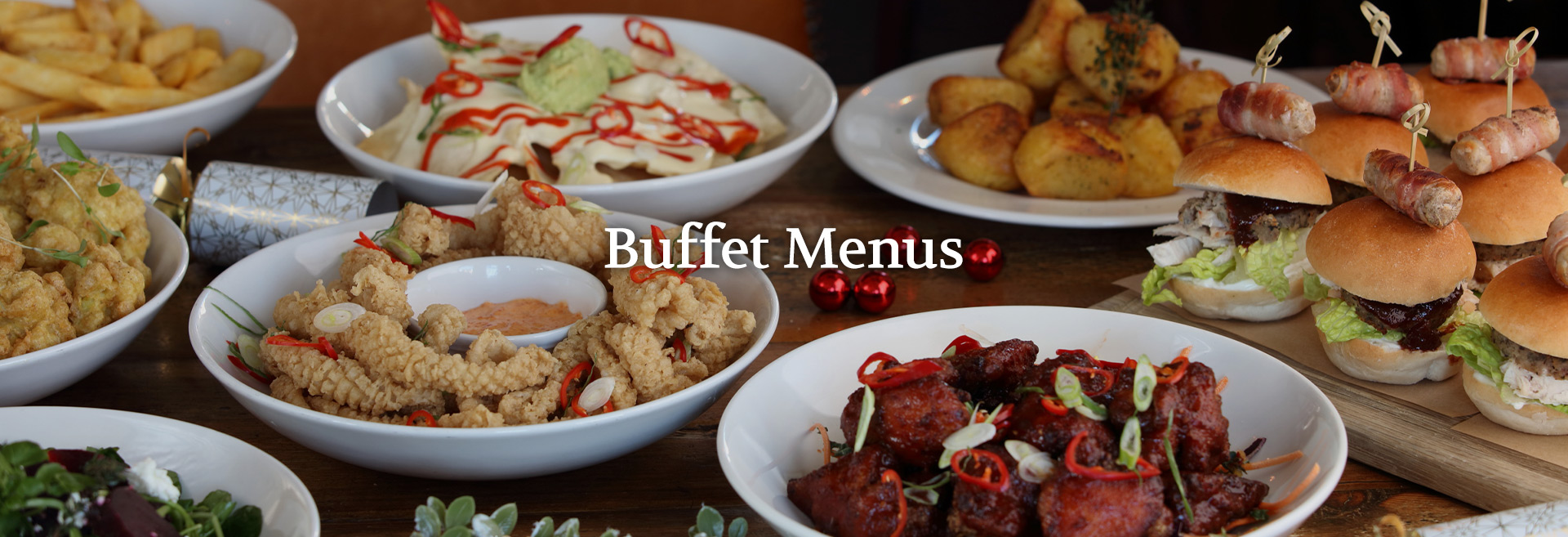Festive Buffet Menu at The Salisbury Arms 