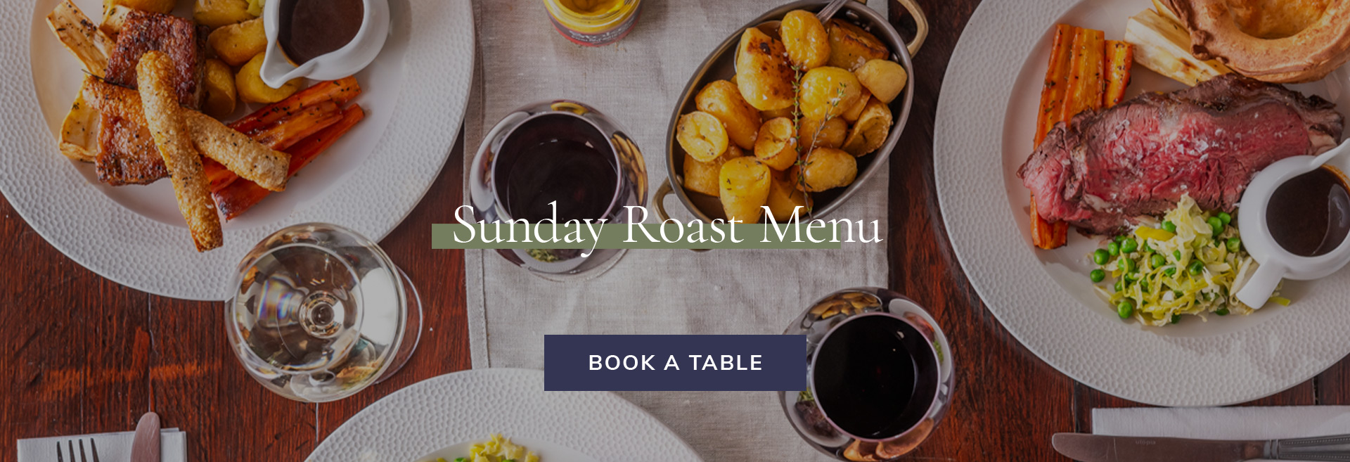 Sunday Menu at The Salisbury Arms