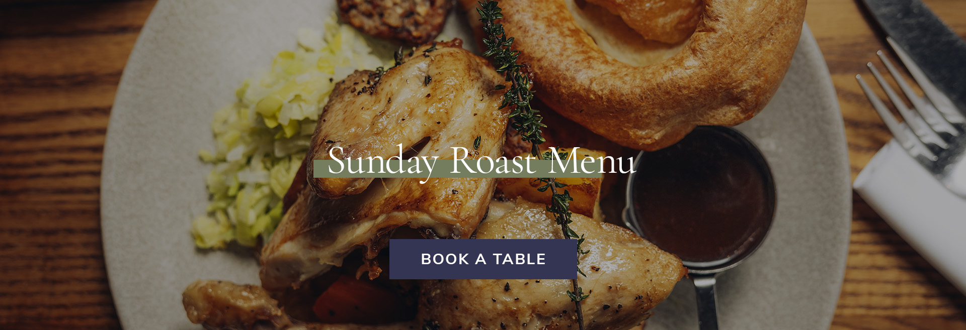 Sunday Menu at The Salisbury Arms