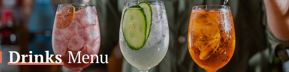 Drinks Menu at The Salisbury Arms